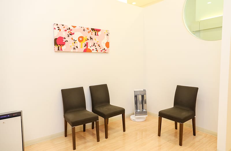乳腺の患者様専用の中待合室